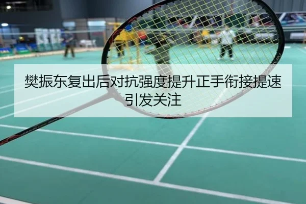 樊振东复出后对抗强度提升正手衔接提速引发关注